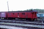 Bangor & Aroostook wood baggage as MW BAR x1054